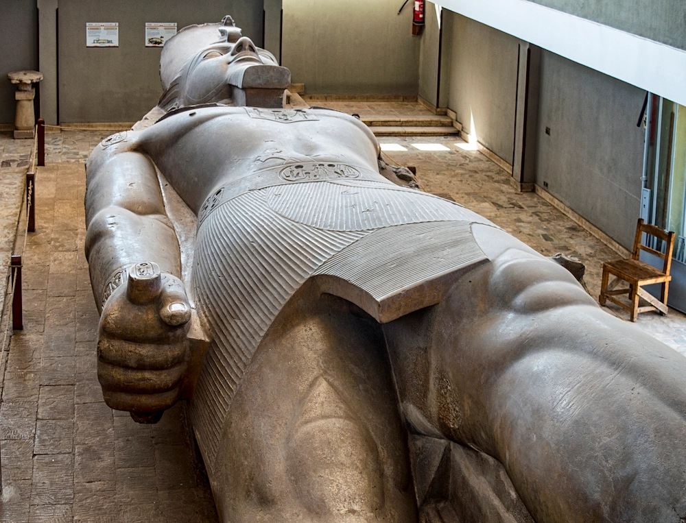 Detail of Ramses II face