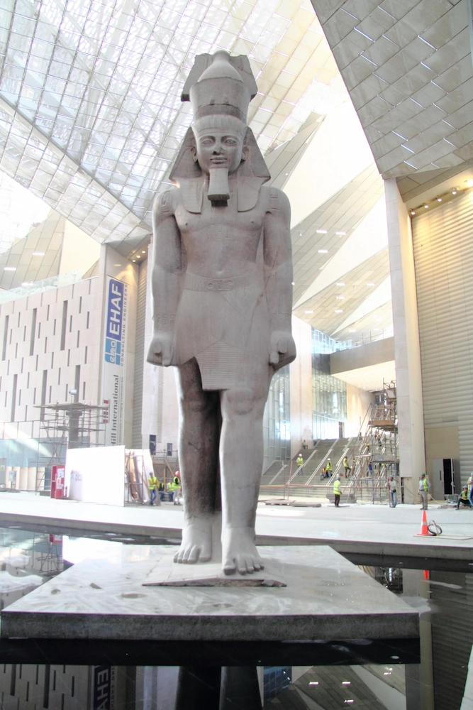 Ramses II statue at GEM